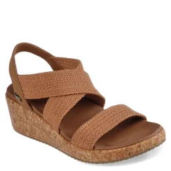 Outlet Skechers Women's , Arch Fit Beverlee - Love Stays Sandal Tan