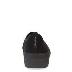 Outlet Skechers Women's , Arya - Clear Skies Slip-On Black/Black