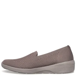 Sale Skechers Women's , Arya - Clear Skies Slip-On Dark Taupe