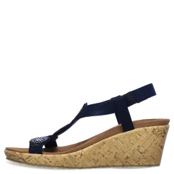 Hot Skechers Women's , Beverlee - Date Glam Sandal Navy