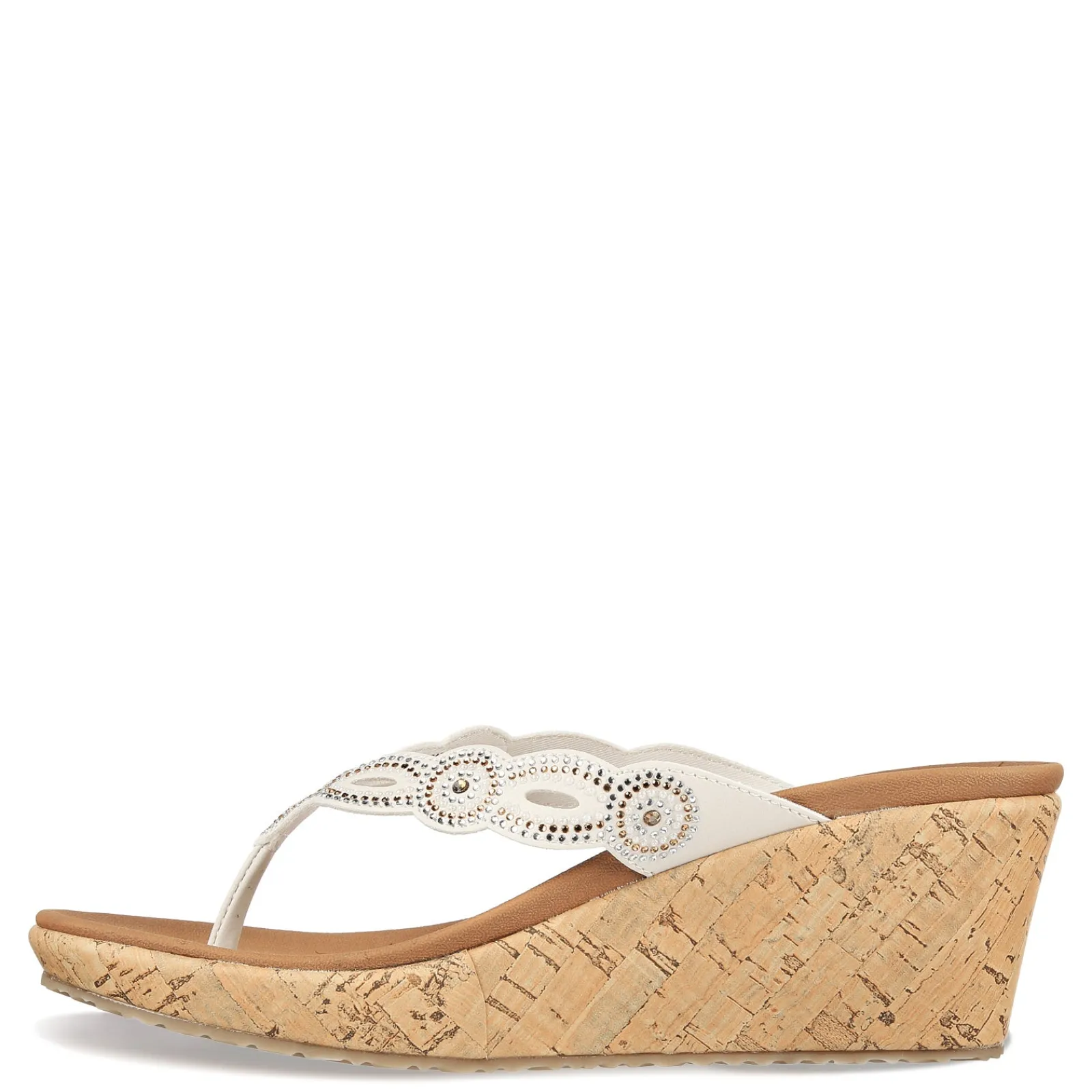 New Skechers Women's , Beverlee - Happy Charmer Sandal Off White