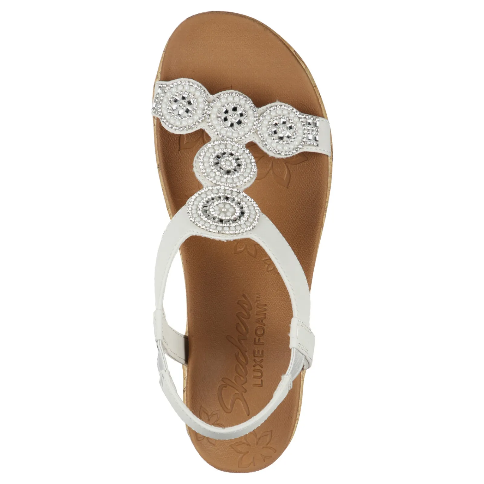 Hot Skechers Women's , Beverlee - Date Glam Sandal Off White
