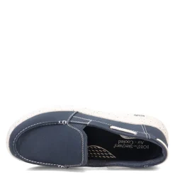 Discount Skechers Women's , BOBS Arch Fit Skipper - Playful Brisk Slip-On Navy