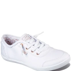 Discount Skechers Women's , BOBS B Cute Sneaker - Wide Width White