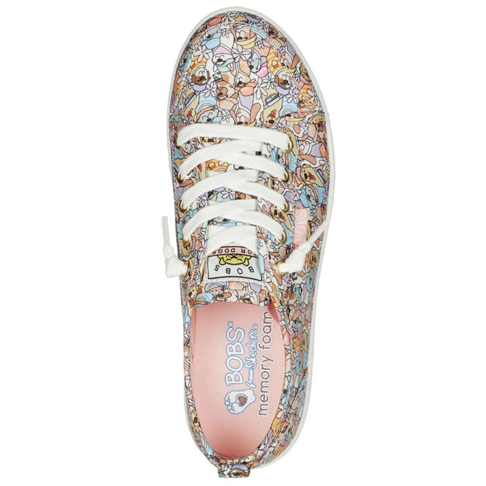 Best Skechers Women's , BOBS B Cute - Pup Freshness Sneaker Multicolor Dog Cartoon Print