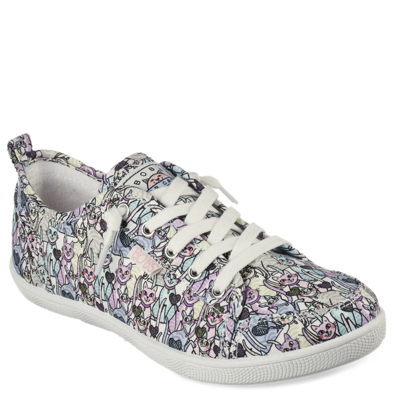Women's , BOBS B Cute - Knitting Hearts Sneaker-Skechers Hot
