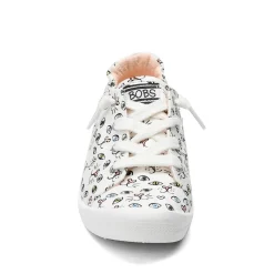Discount Skechers Women's , BOBS Beach Bingo - Painter Paws Sneaker White Multi
