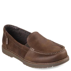 Clearance Skechers Women's , BOBS Chill Lugs - Central Look Loafer Brown
