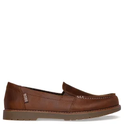 Clearance Skechers Women's , BOBS Chill Lugs - Central Look Loafer Brown
