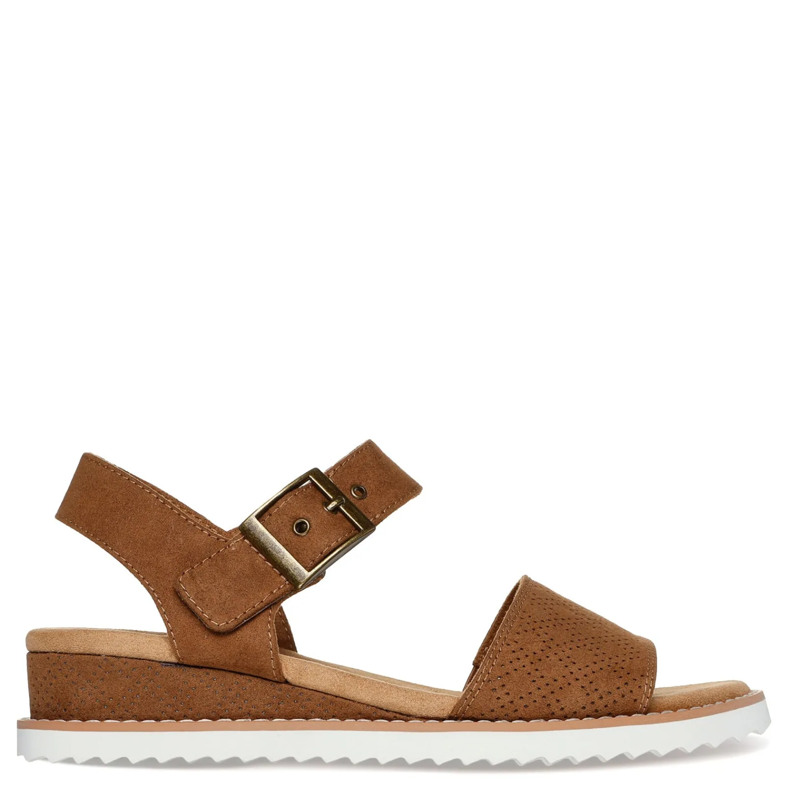 New Skechers Women's , BOBS Desert Kiss - Serendipitous Sandal Chestnut