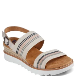 Best Skechers Women's , BOBS Desert Kiss Hi - Tea Time Sandal Natural / Multi
