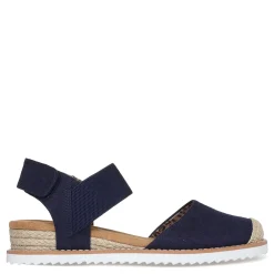 Outlet Skechers Women's , BOBS Desert Kiss - Sun Shining Sandal Navy