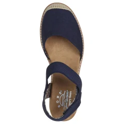 Outlet Skechers Women's , BOBS Desert Kiss - Sun Shining Sandal Navy