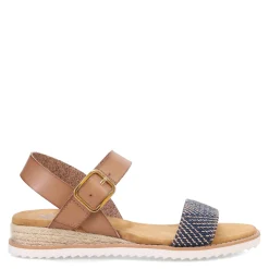 Clearance Skechers Women's , BOBS Desert Kiss - Bold Dreams Sandal Navy Multi