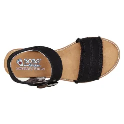 Outlet Skechers Women's , BOBS Desert Kiss - Adobe Princess Sandal Black