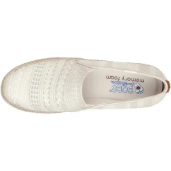 New Skechers Women's , BOBS Flexpadrille 3.0 Slip-On Natural
