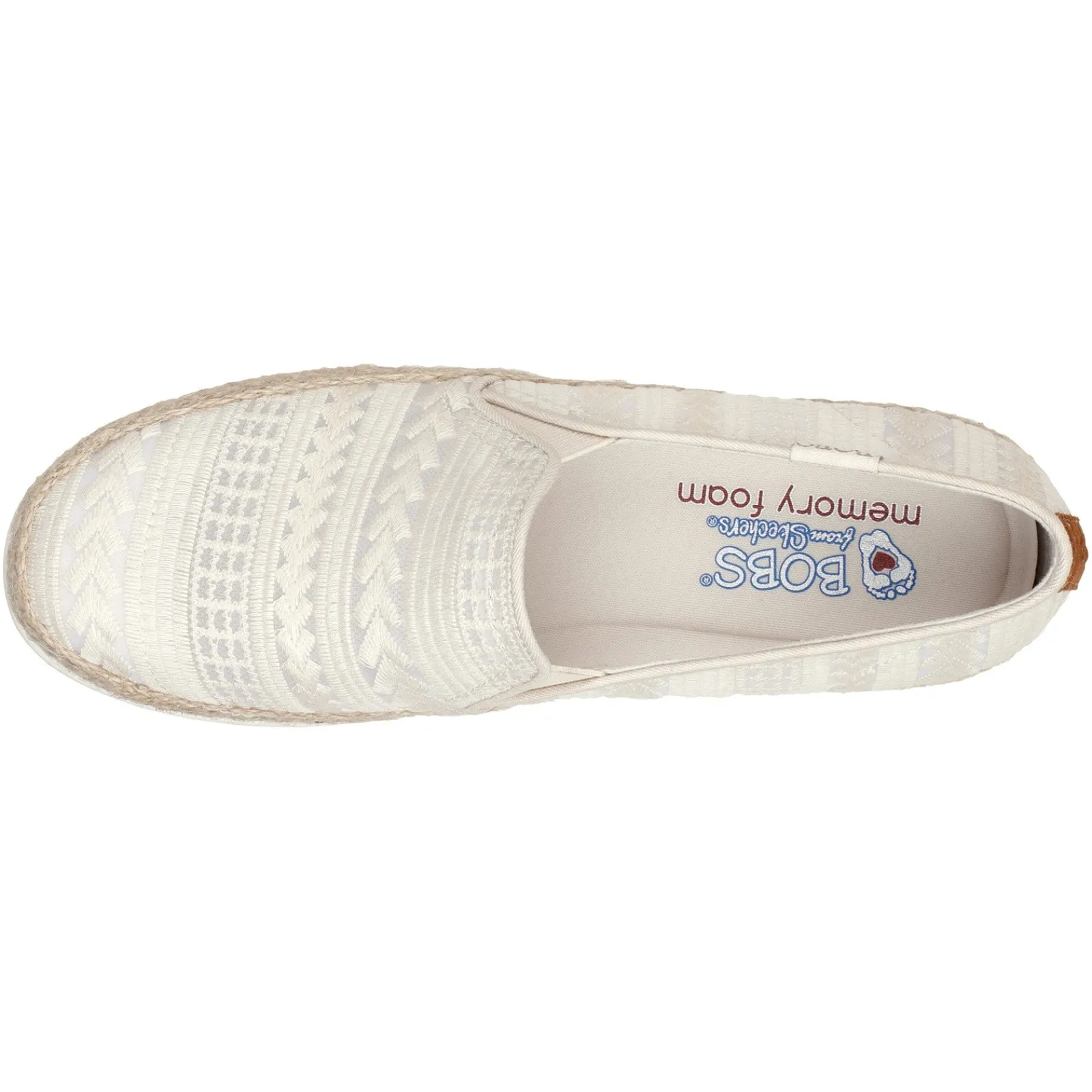 New Skechers Women's , BOBS Flexpadrille 3.0 Slip-On Natural