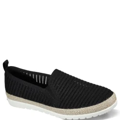 Online Skechers Women's , BOBS Flexpadrille 3.0 - Pastel Sky Slip-On Black