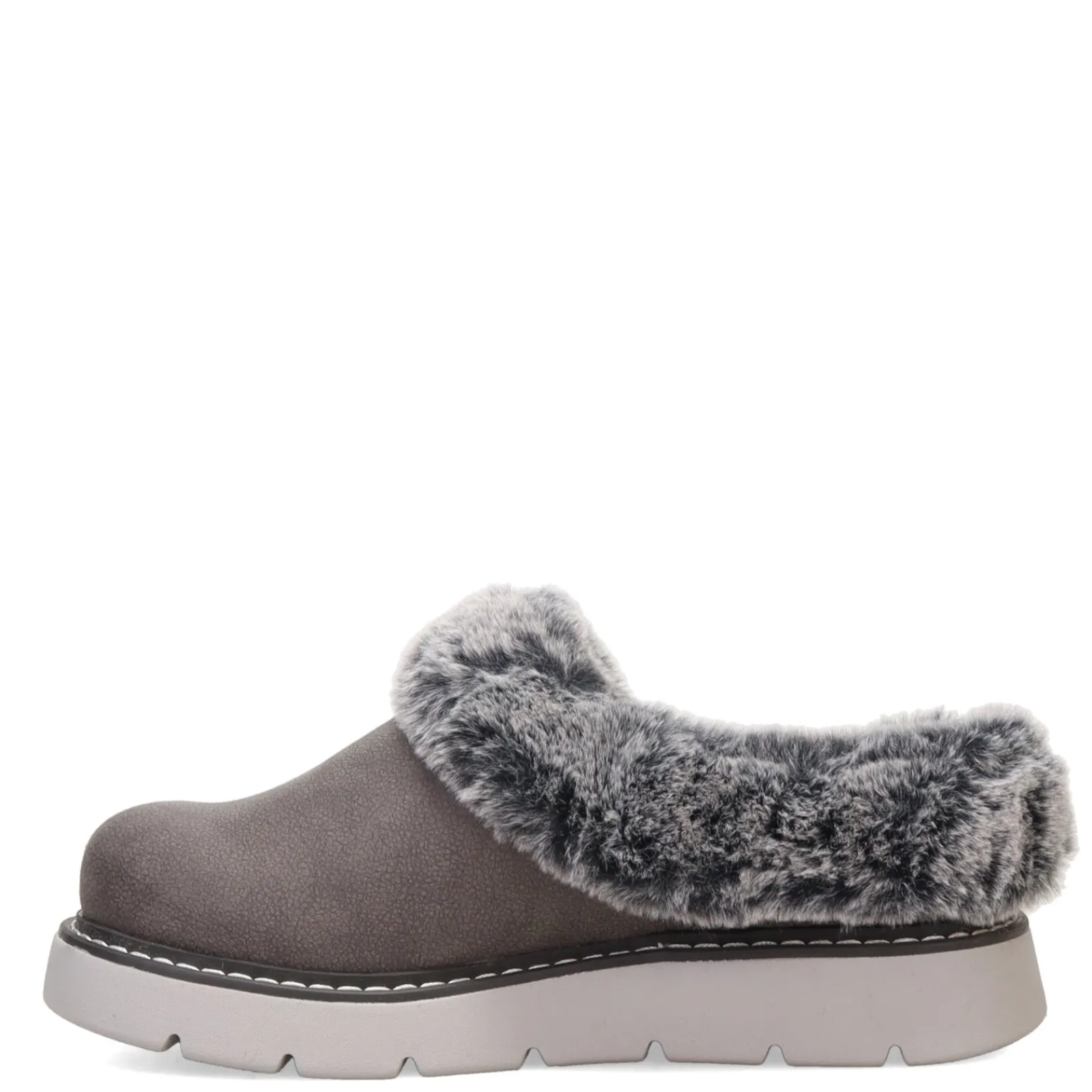 Best Skechers Women's , BOBS Keepsakes Lite - Cozy Blend Clog Charcoal