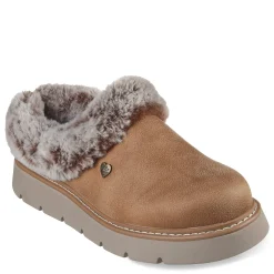 Discount Skechers Women's , BOBS Keepsakes Lite - Cozy Blend Clog Chestnut