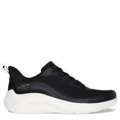 Discount Skechers Women's , BOBS Sport Squad Waves - Still Wading Sneaker Black