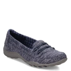 Clearance Skechers Women's , Breathe Easy - Good Influence Slip-On Navy