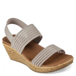 Hot Skechers Women's Cali, Beverlee - Sheer Luck Sandal Taupe