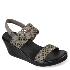 Sale Skechers Women's Cali, Rumble On - Sassy Dayz Sandal Taupe