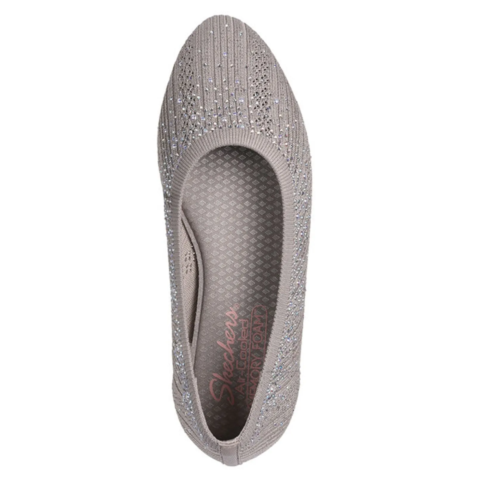 Best Skechers Women's , Cleo 2.0 - Glitzy Daze Flat Taupe