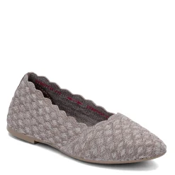Skechers Women's , Cleo - Honeycomb Flat Dark Taupe