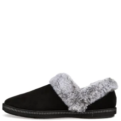 Outlet Skechers Women's , Cozy Campfire Fresh Toast Slipper Black