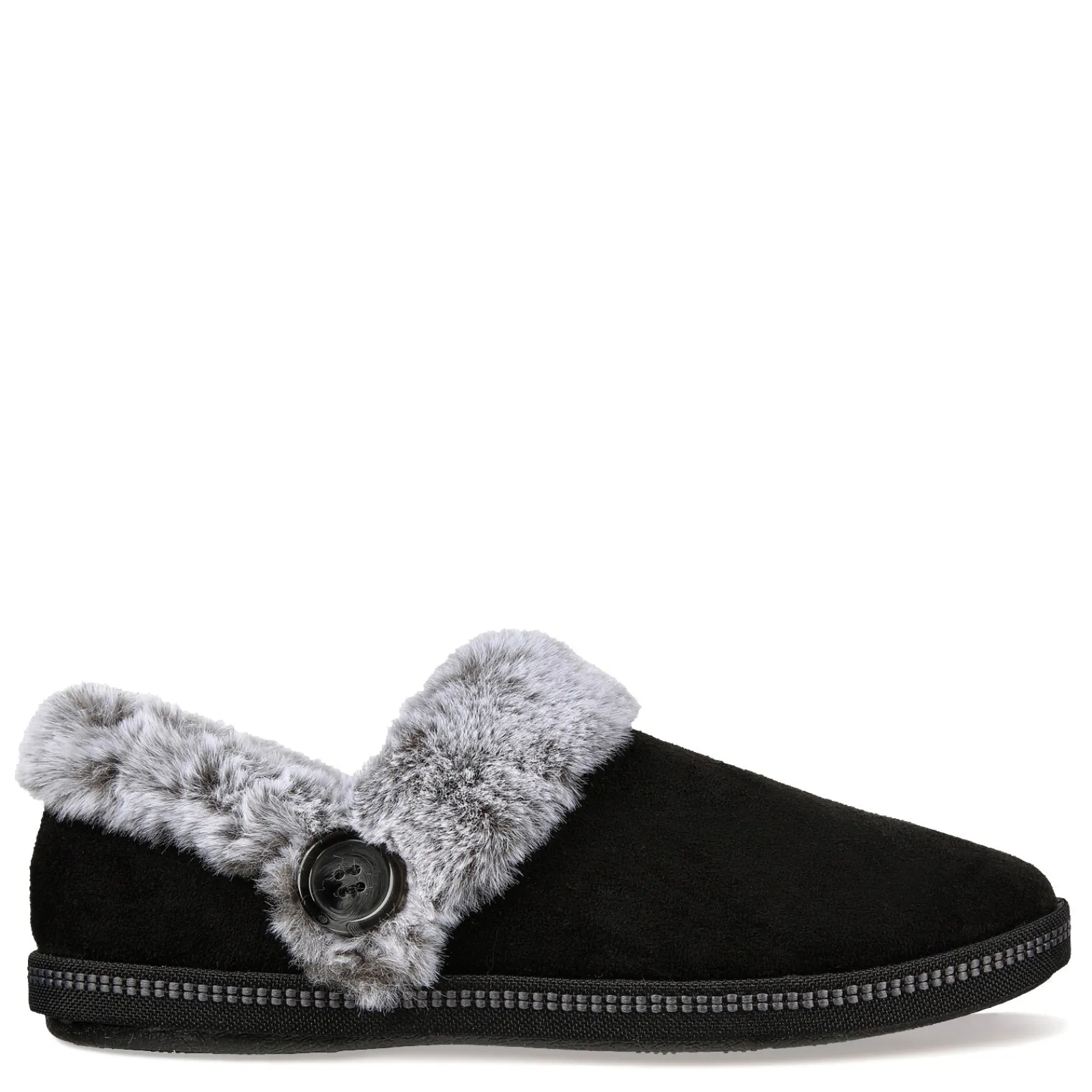 Hot Skechers Women's , Cozy Campfire Fresh Toast Slipper - Wide Width Black