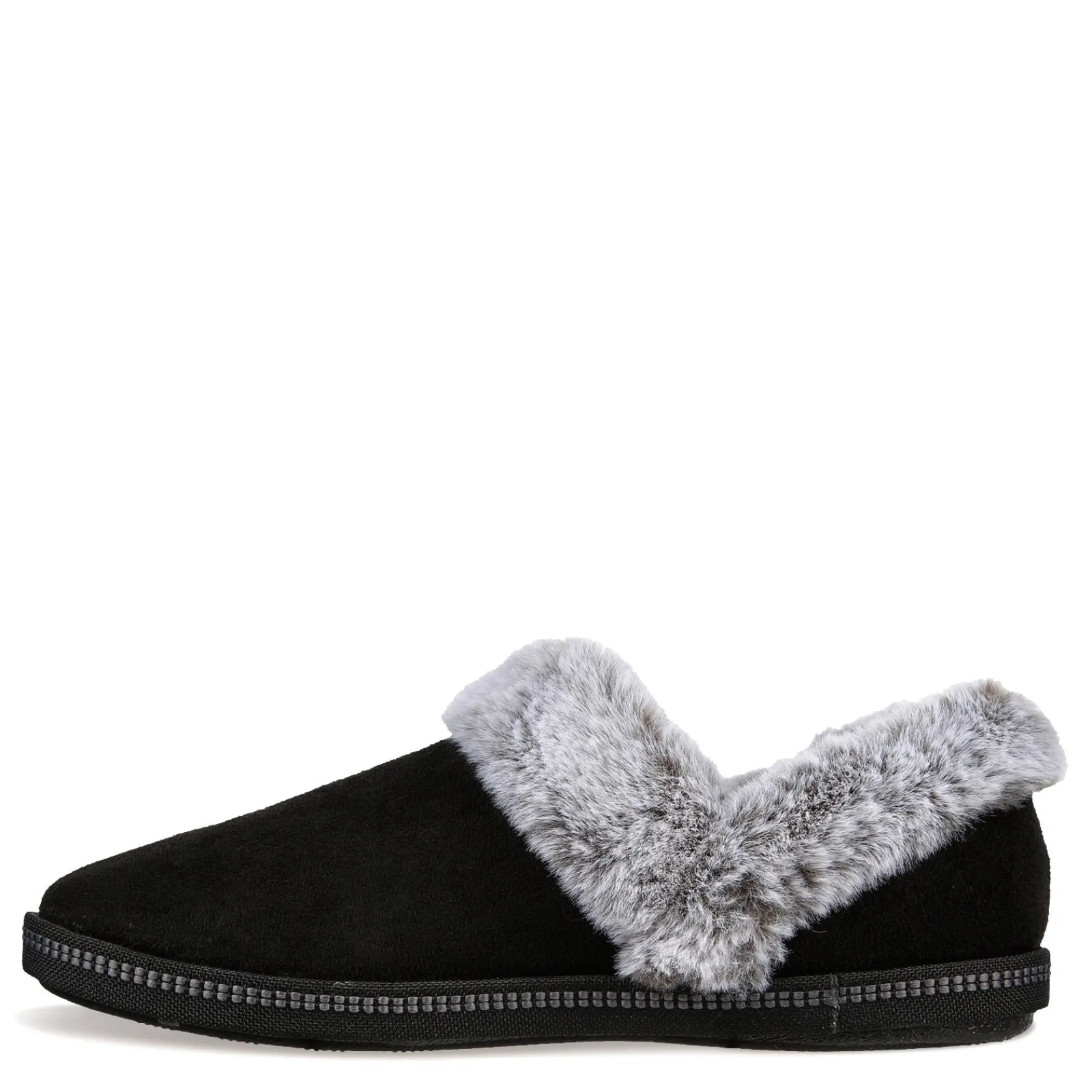 Hot Skechers Women's , Cozy Campfire Fresh Toast Slipper - Wide Width Black