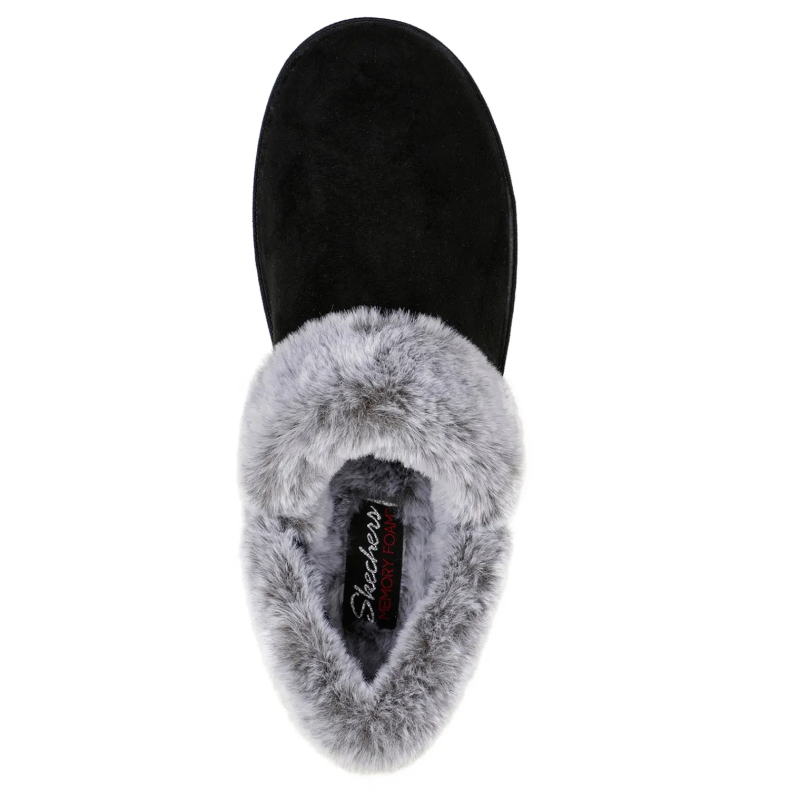 Hot Skechers Women's , Cozy Campfire Fresh Toast Slipper - Wide Width Black