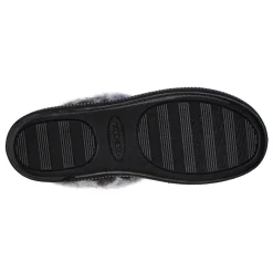 Hot Skechers Women's , Cozy Campfire Fresh Toast Slipper - Wide Width Black