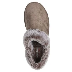 Outlet Skechers Women's , Cozy Campfire Fresh Toast Slipper Taupe