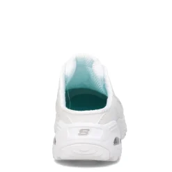 Outlet Skechers Women's , D'lites - Bright Sky Sneaker White Silver