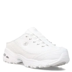 New Skechers Women's , D'lites - Bright Sky Sneaker White Silver