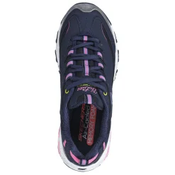 Discount Skechers Women's , D'Lites - Bold Views Sneaker Navy Multi