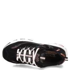 Hot Skechers Women's , D'Lites - Me Time Sneaker Black/Rose Gold