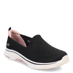 Best Skechers Women's , GO WALK 7 - Vina Sneaker Black Pink