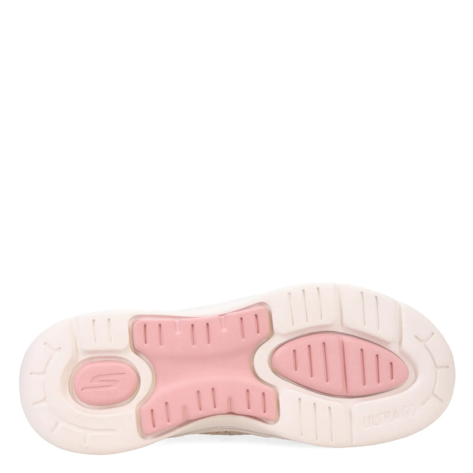 Outlet Skechers Women's , GO WALK Arch Fit - Crystal Waves Sneaker Taupe/Pink