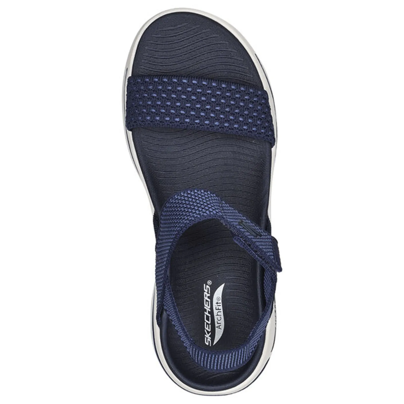 New Skechers Women's , GO WALK Arch Fit - Polished Sandal Navy