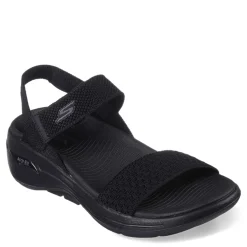 Sale Skechers Women's , GO WALK Arch Fit - Polished Sandal Black