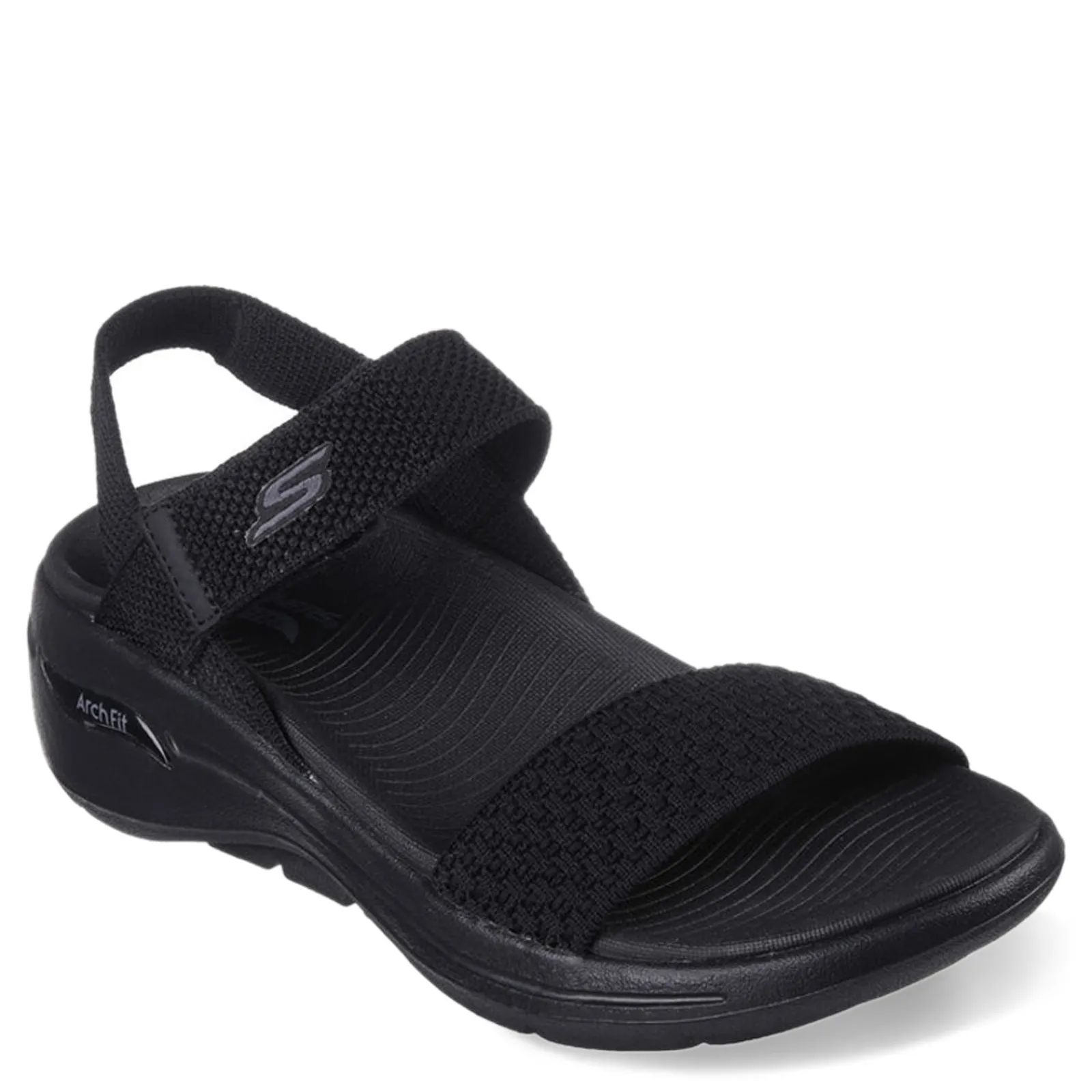 Sale Skechers Women's , GO WALK Arch Fit - Polished Sandal Black