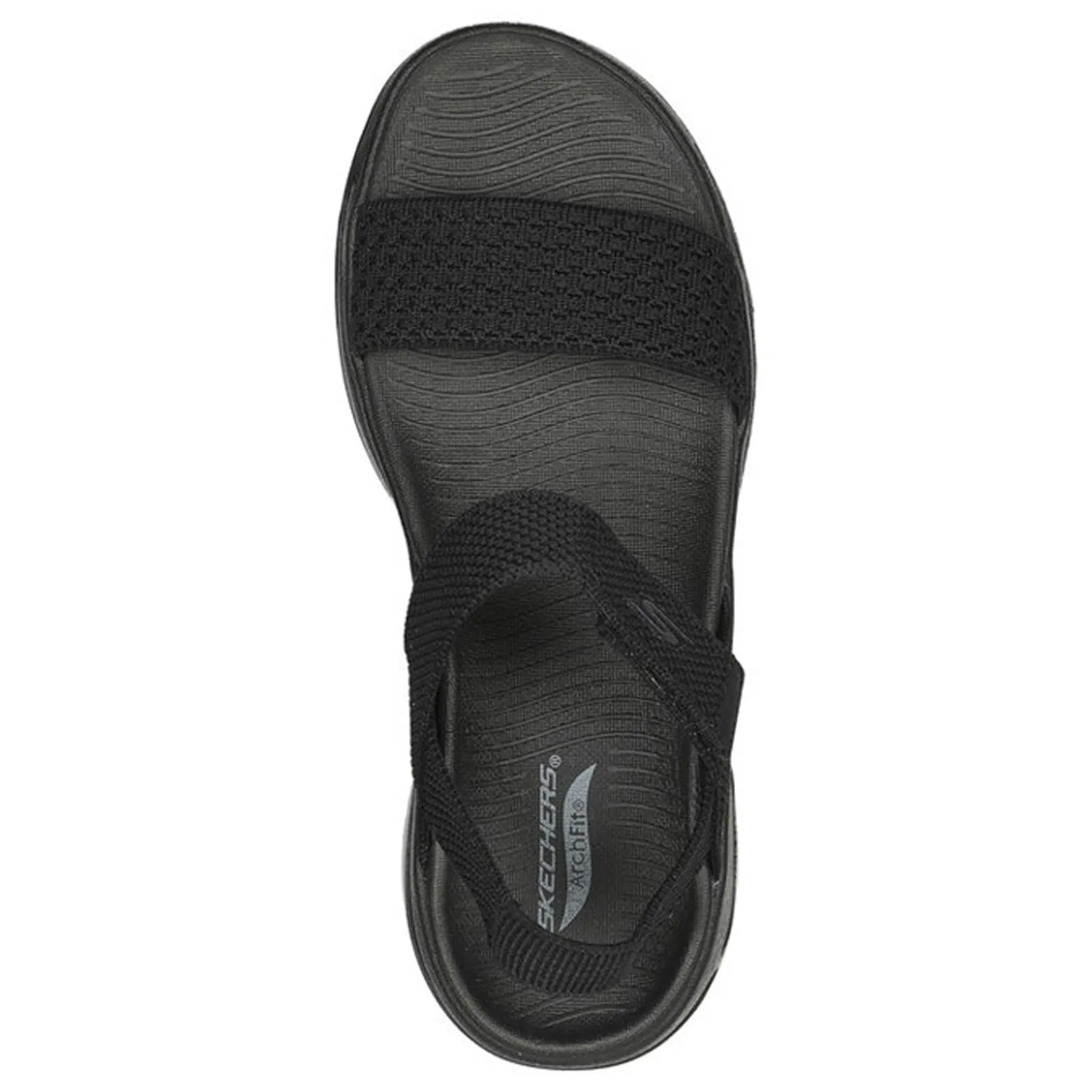 Sale Skechers Women's , GO WALK Arch Fit - Polished Sandal Black