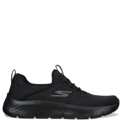 Outlet Skechers Women's , GO WALK FLEX - Lucy Sneaker Black/Black