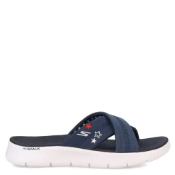 Sale Skechers Women's , GO WALK Flex Sandal Navy