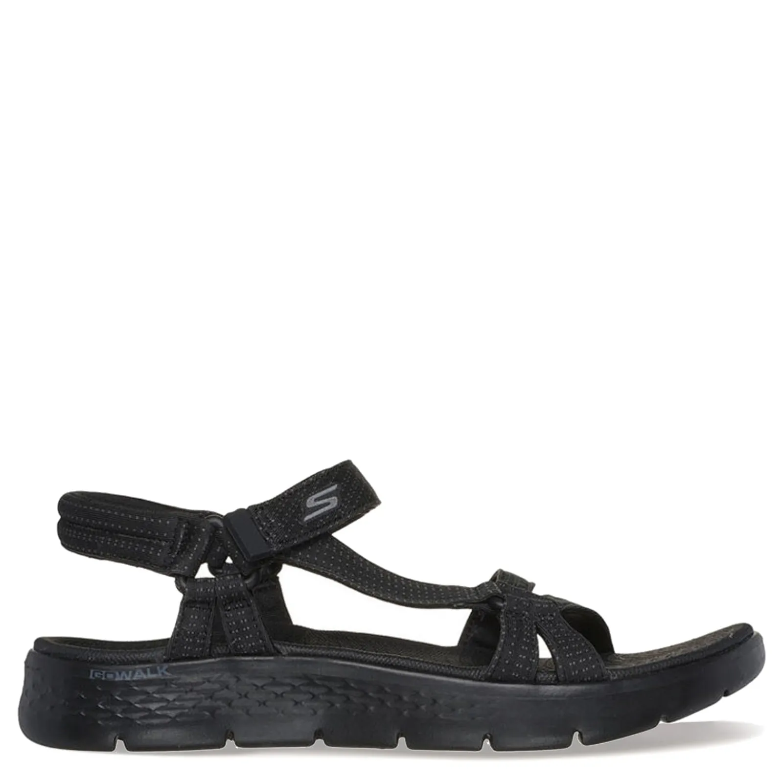 Clearance Skechers Women's , GO WALK Flex - Sublime Sandal Black