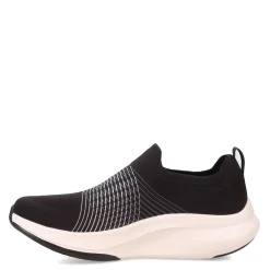 Clearance Skechers Women's , GO WALK Max Walker Sally Sneaker Black White